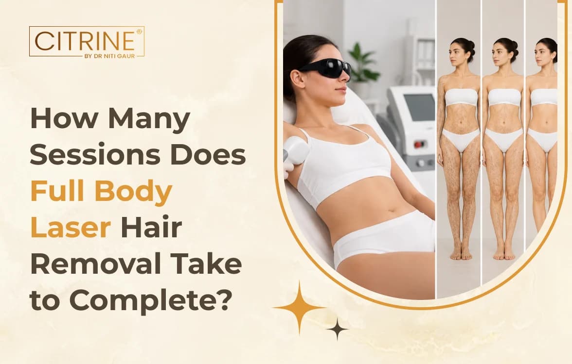 How Many Sessions Does Full Body Laser Hair Removal Take to Complete?