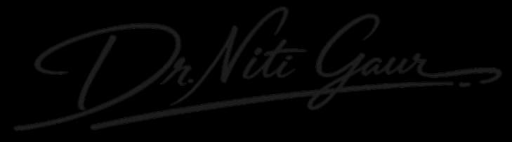 Dr. Niti Gaur Signature